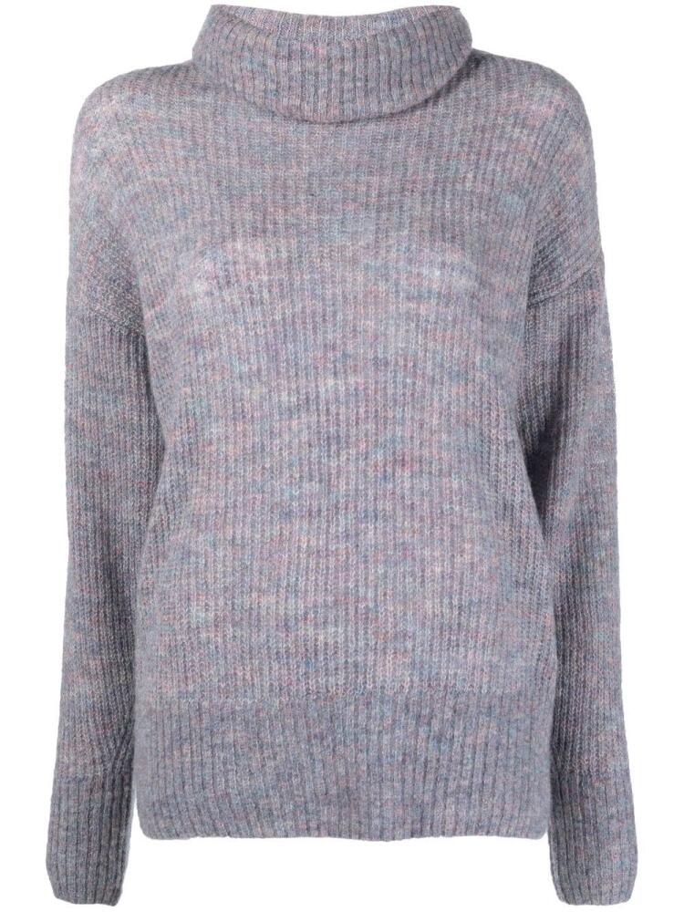 IRO roll-neck knitted jumper - Purple Cover