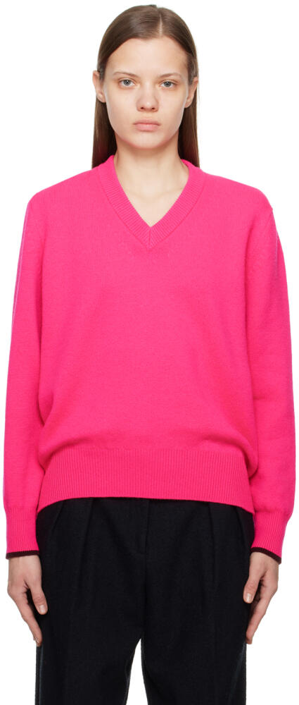 Victoria Beckham Pink Oversized Sweater Cover