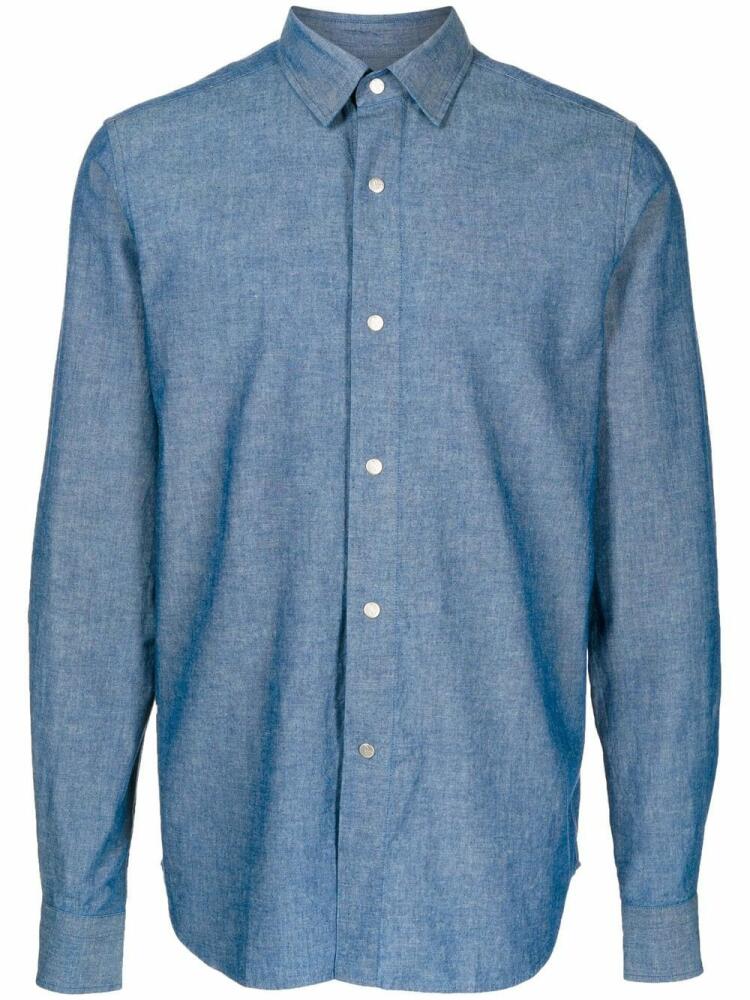 agnès b. chambray long-sleeve shirt - Blue Cover