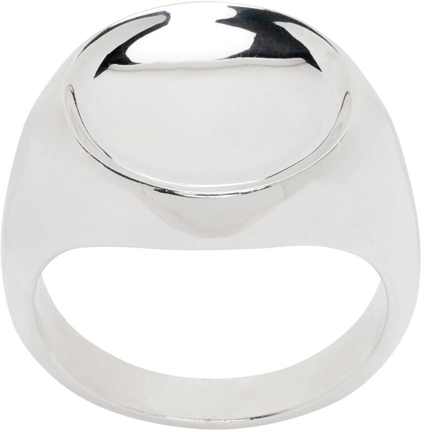 Bottega Veneta Silver Signet Ring Cover