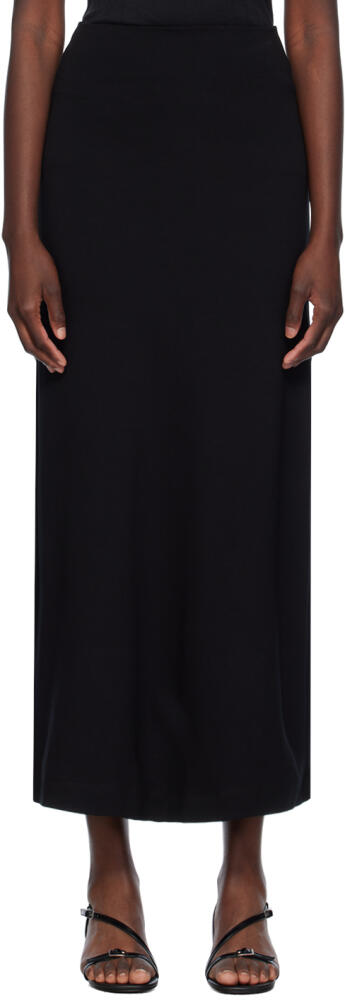 LESET Black Rio Midi Skirt Cover