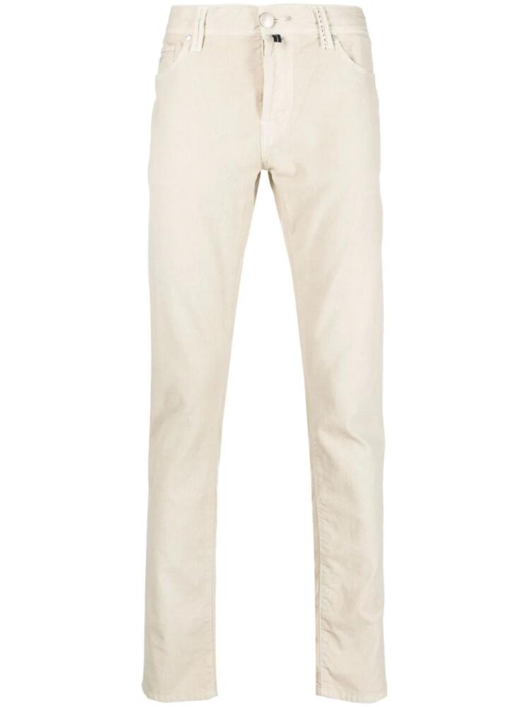 Sartoria Tramarossa mid-rise straight-leg chinos - Neutrals Cover