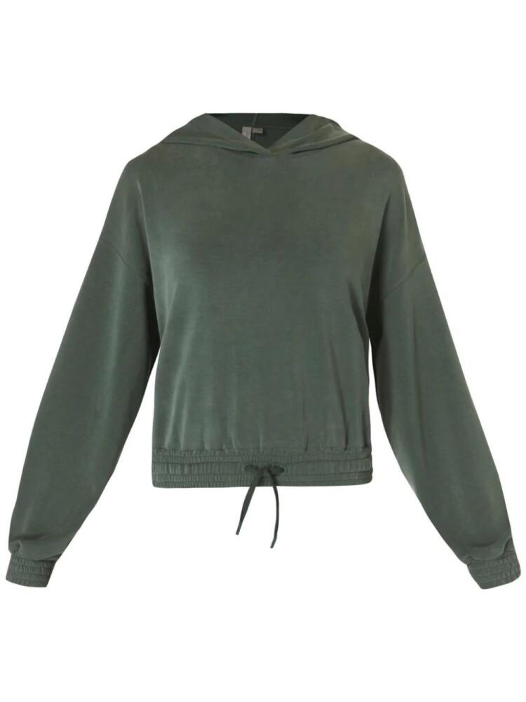 Sweaty Betty Sand Washed cropped hoodie - Green Cover