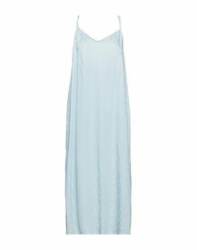 Palm Angels Woman Midi dress Sky blue Acetate, Viscose Cover