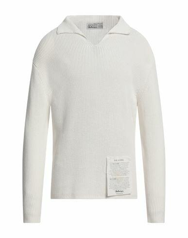 Ballantyne Of Peebles Man Sweater White Cotton Cover