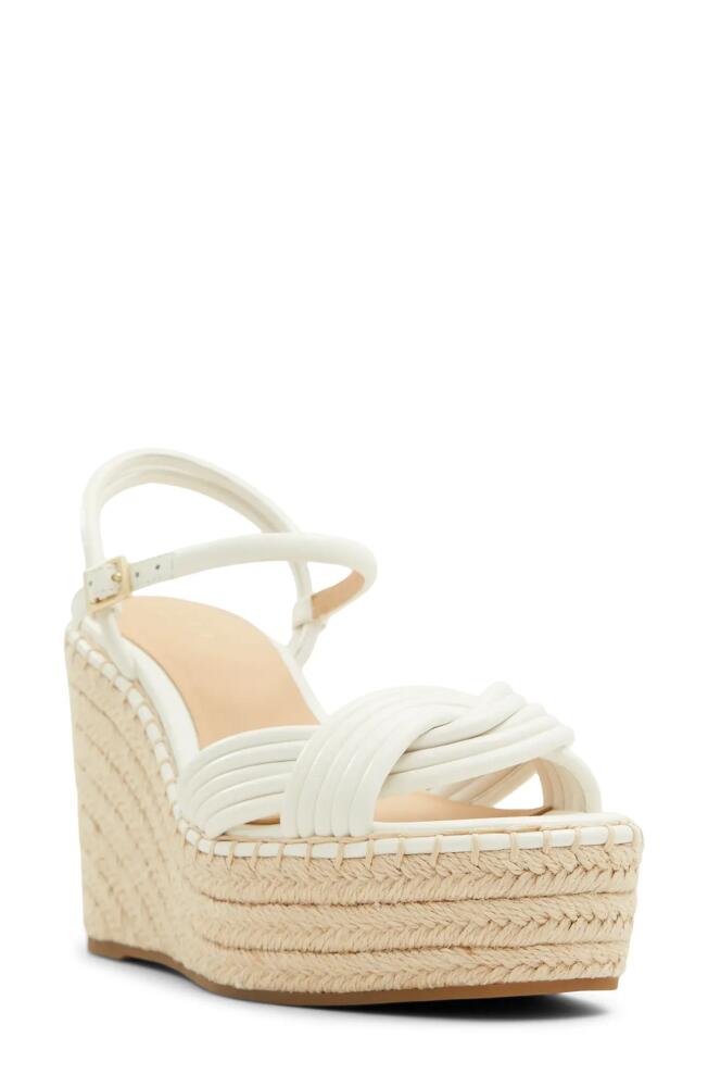 Ted Baker London Amalia Espadrille Wedge Sandal in White Cover