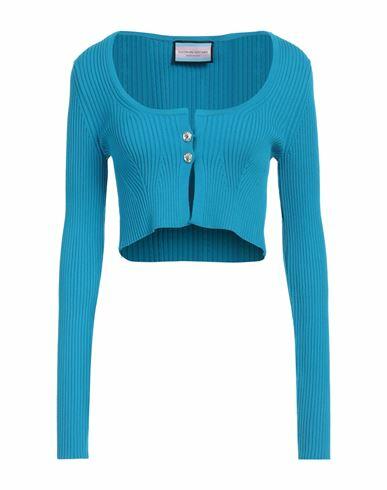 Eleonora Gottardi Woman Cardigan Azure Viscose, Polyester Cover