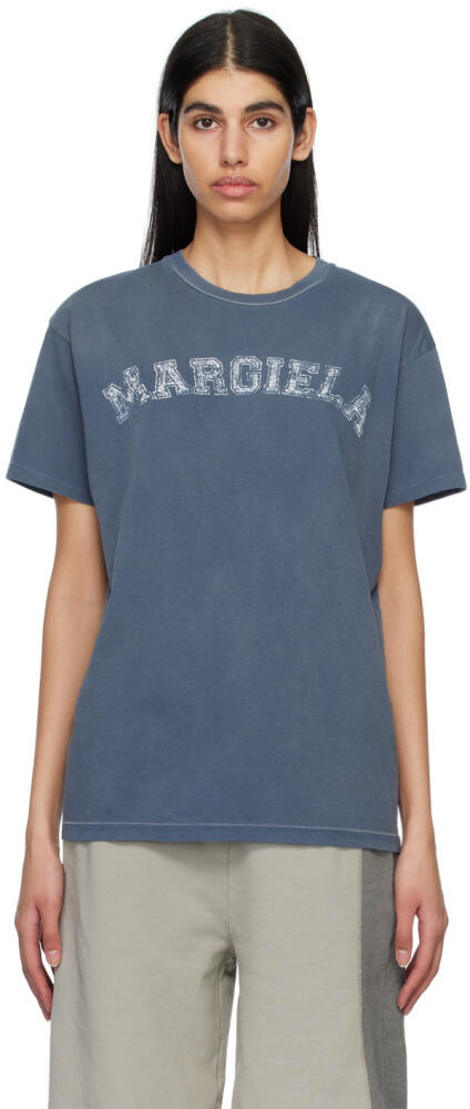 Maison Margiela Blue Printed T-Shirt Cover