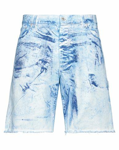 Heron Preston Man Denim shorts White Cotton Cover