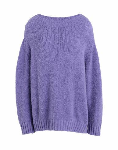 Max & co. Woman Sweater Lilac Cotton, Polyamide, Elastane Cover