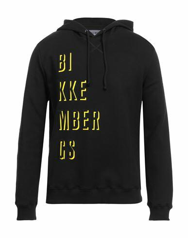 Bikkembergs Man Sweatshirt Black Cotton, Elastane Cover