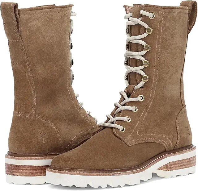 Frye Olivia Combat (Almond) Women's Boots Cover