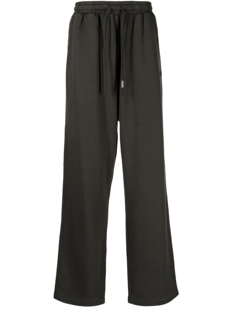 izzue straight-leg drawstring track pants - Black Cover