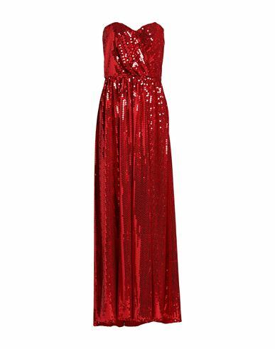 Amen Woman Maxi dress Red Polyester, Acetate, Polyamide, Elastane Cover