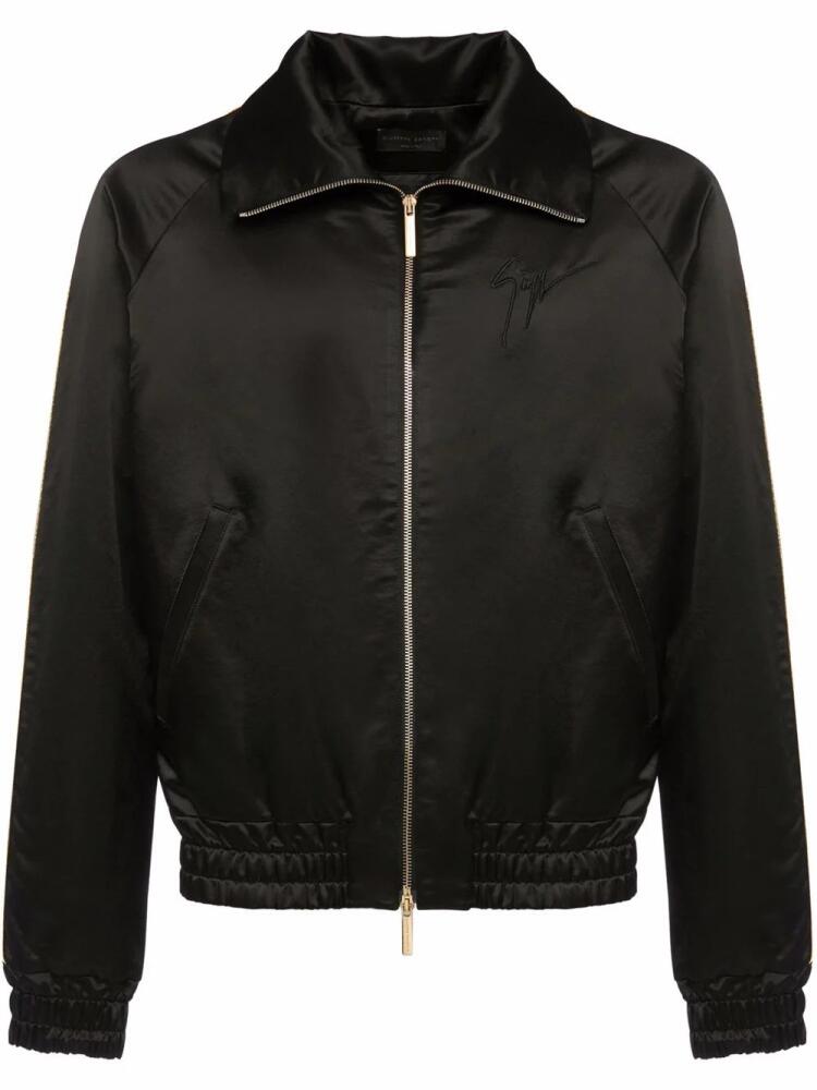 Giuseppe Zanotti Ronan zip-front bomber jacket - Black Cover