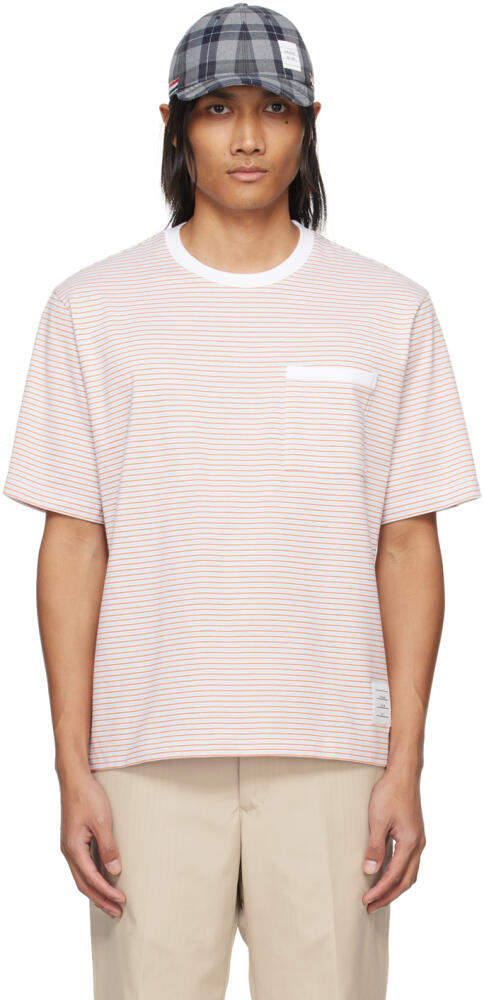 Thom Browne Orange Stripe T-Shirt Cover