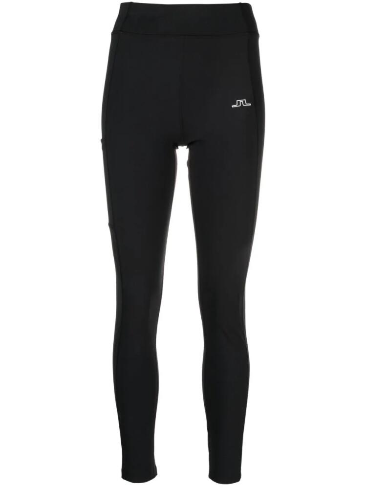 J.Lindeberg Zena logo-print performance leggings - Black Cover