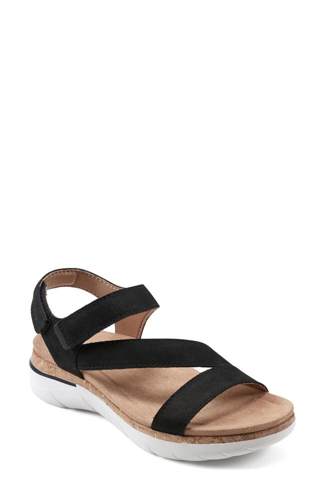 Earth Roni Ankle Strap Sandal in Black Cover