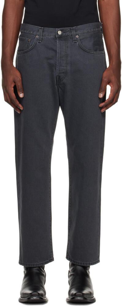 Acne Studios Gray Relaxed Fit Jeans Cover