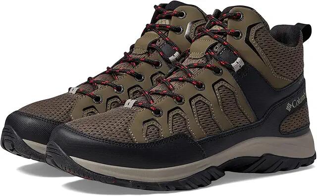 Columbia Granite Trail Mid Waterproof (Mud/Black) Men's Shoes Cover