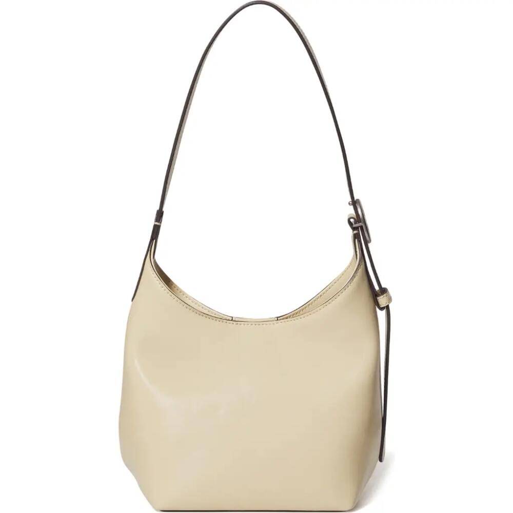 Oryany Egg Leather Shoulder Bag in Butter Cream Cover