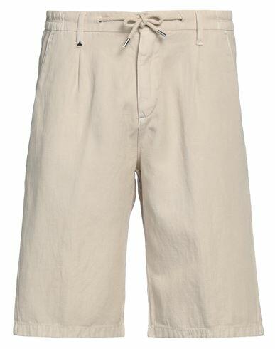 Berna Man Shorts & Bermuda Shorts Beige Cotton, Linen Cover