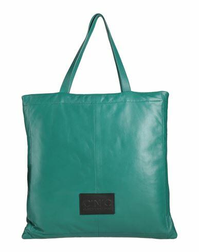 C'n'c' Costume National Woman Shoulder bag Emerald green Bovine leather Cover