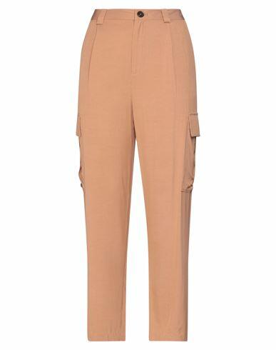 Isabelle Blanche Paris Woman Pants Light brown Viscose Cover