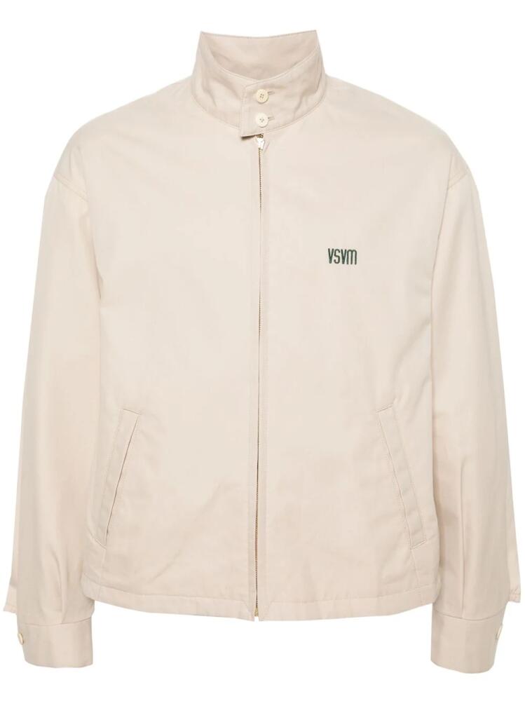 visvim Ketchikan logo-embroidered cotton jacket - Neutrals Cover