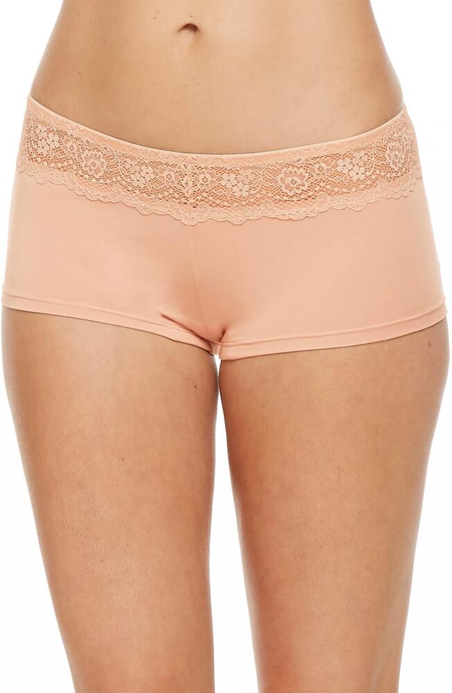 Montelle Intimates Micro Air Boyshorts in Seashell Cover