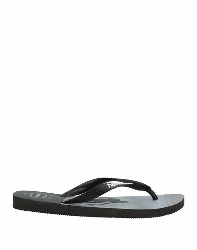 Havaianas Man Thong sandal Black Rubber Cover