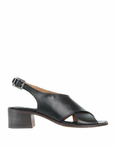 Moma Woman Sandals Black Calfskin Cover