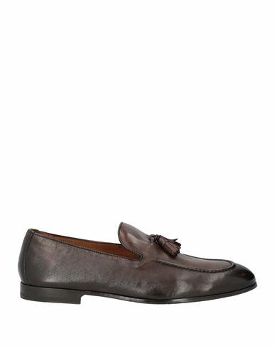 Doucal's Man Loafers Dark brown Leather Cover