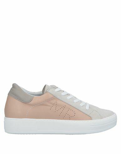 Massimo Rebecchi Woman Sneakers Light grey Soft Leather Cover