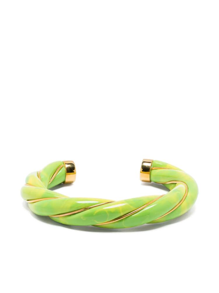 Aurelie Bidermann Diana cuff bracelet - Green Cover