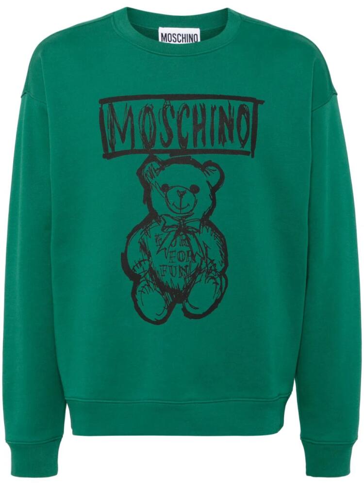 Moschino Teddy Bear sweatshirt - Green Cover