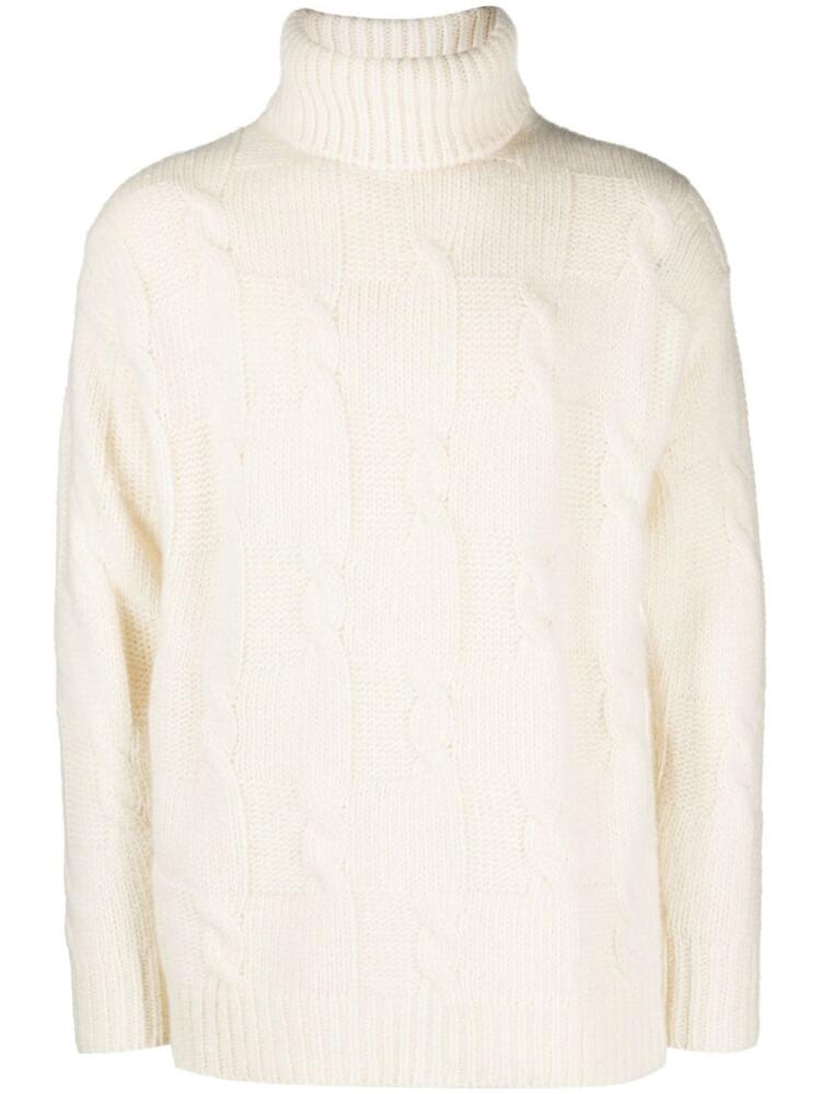 PT Torino roll-neck long-sleeved jumper - Neutrals Cover