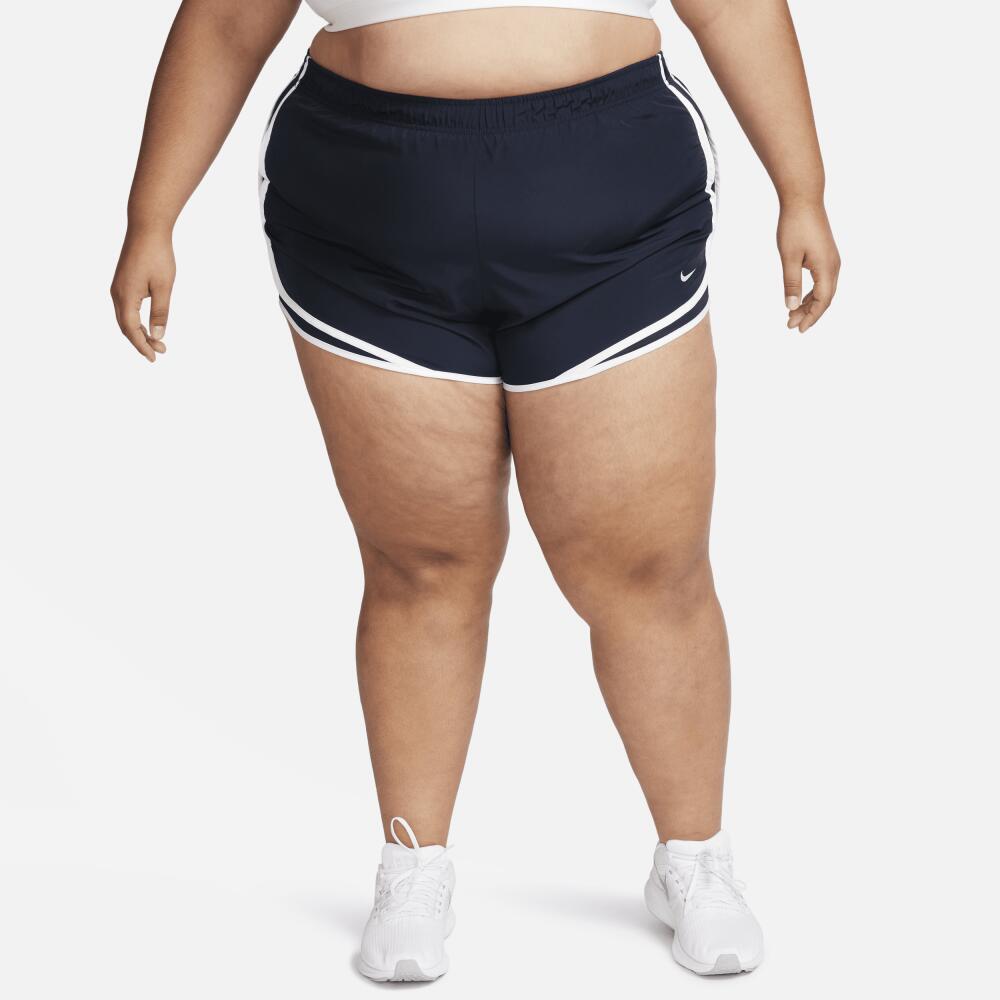 Nike Women's Tempo Running Shorts (Plus Size) in Blue Cover