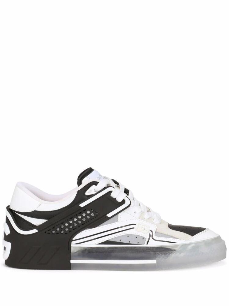 Dolce & Gabbana transparent cut-out sneakers - Black Cover