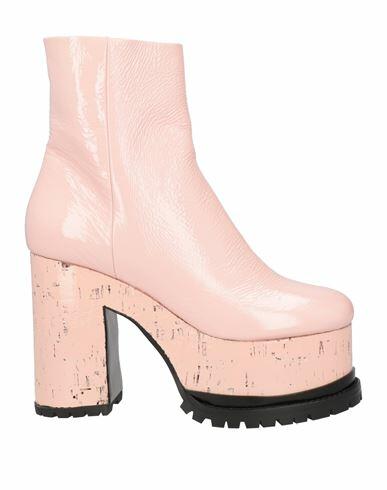 Haus Of Honey Woman Ankle boots Pink Soft Leather Cover