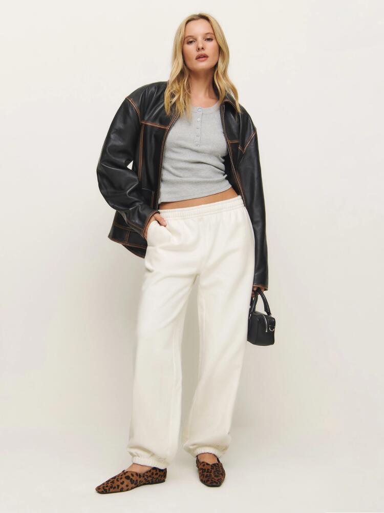 Reformation Skye Boyfriend Sweatpant Cover