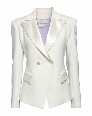 Hebe Studio Woman Blazer Ivory Polyester Cover