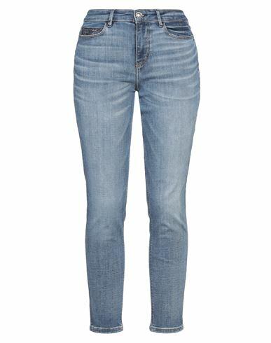 Guess Woman Jeans Blue Cotton, Elastane Cover