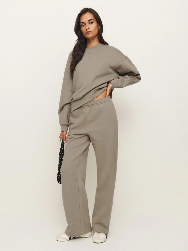 Reformation Kira Wide Leg Sweatpant Cover