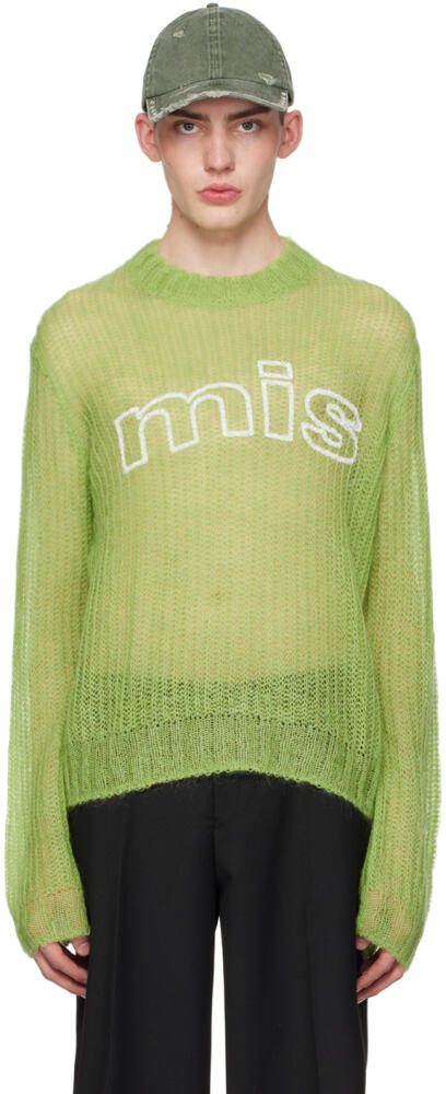 MISBHV Green Unbrushed Sweater Cover