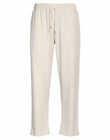 Takeshy Kurosawa Man Pants Beige Polyester, Viscose, Elastane Cover