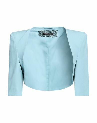 Patrizia Pepe Sera Woman Shrug Sky blue Acetate, Viscose Cover