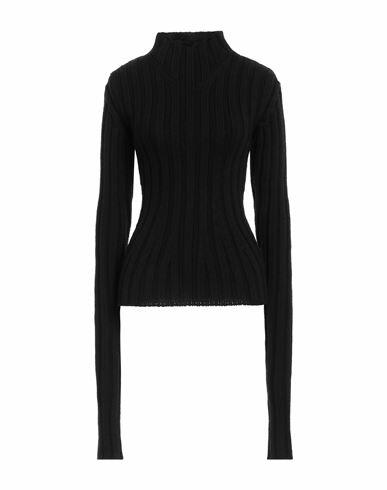 Ann Demeulemeester Woman Turtleneck Black Virgin Wool Cover