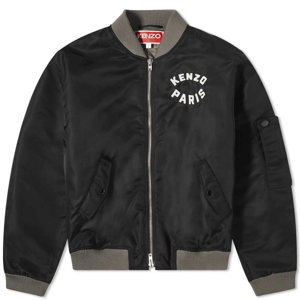 Kenzo Men's Lucky Tiger Bomber Jacket in Black Cover