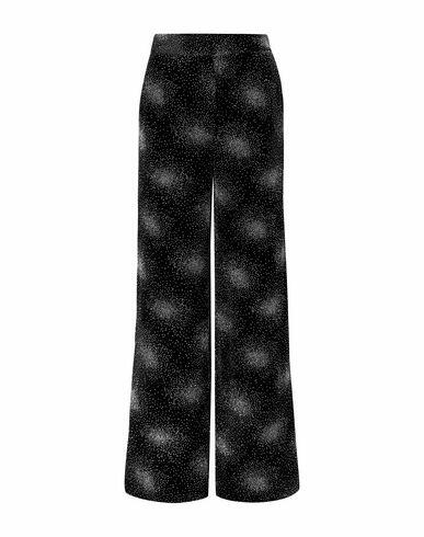 Sonia Rykiel Woman Pants Black Viscose, Silk Cover